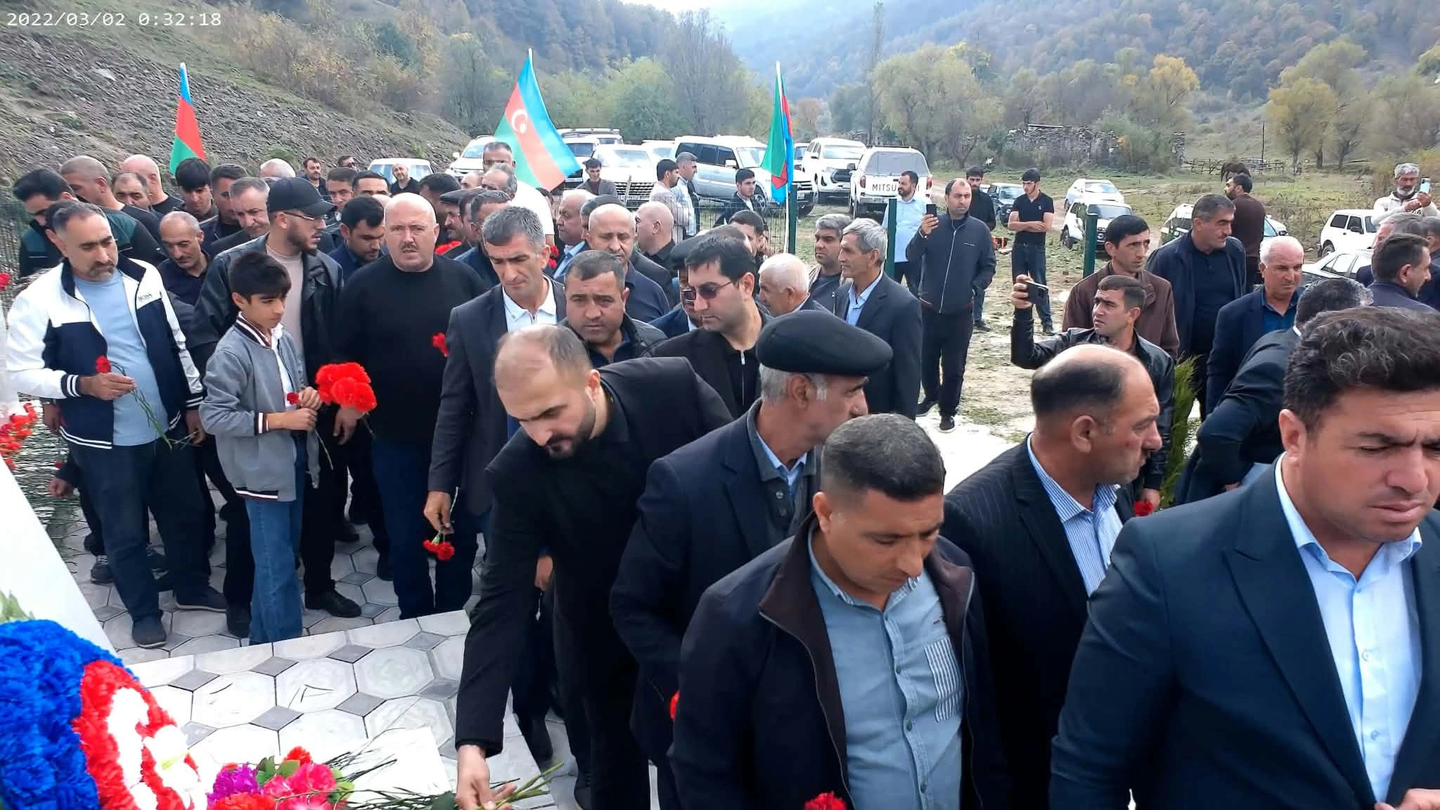 Laçının bu kəndində şəhidlərin xatirə kompleksinin açılışı oldu...-İşğaldan 33 il sonra - FOTOLAR