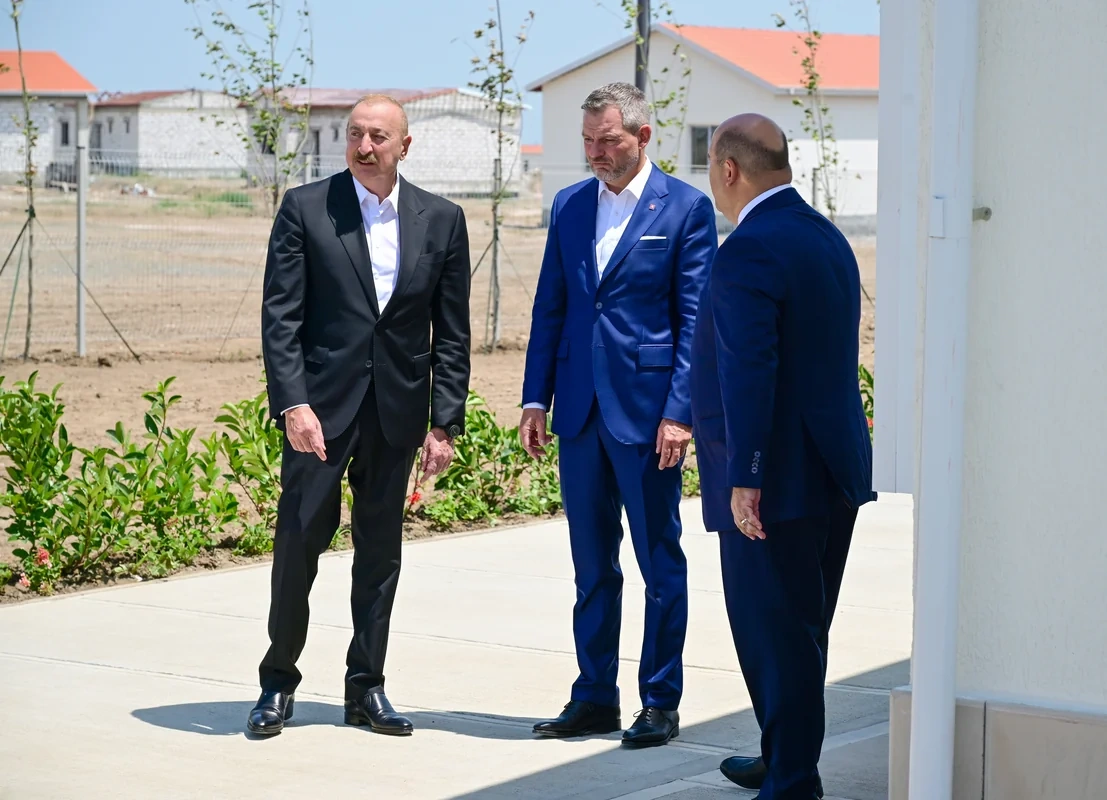 Azərbaycan və Slovakiya prezidentləri Baş Qərvənddə - FOTOLAR