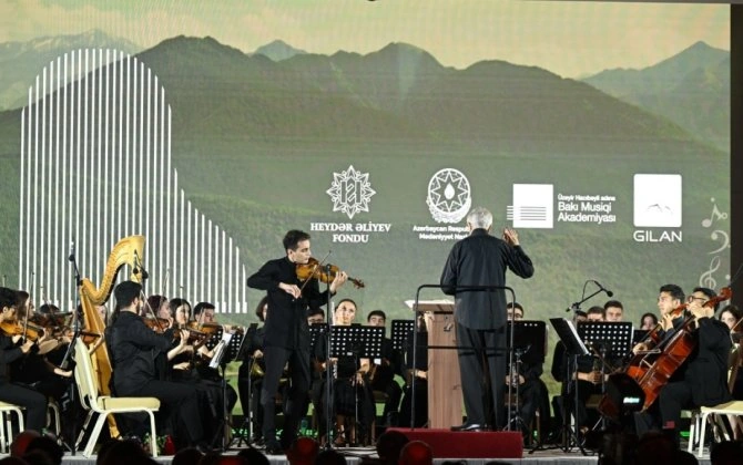 XV Qəbələ Beynəlxalq Musiqi Festivalının açılışı olub - FOTO