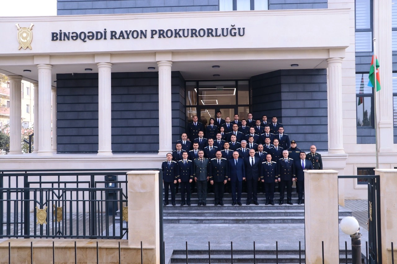 Kamran Əliyev Binəqədi prokurorluğunun yeni binasının açılışını etdi - FOTOLAR