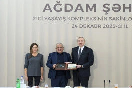 Prezident İlham Əliyev Ağdamda 2-ci yaşayış kompleksinin açılışında iştirak edib - YENİLƏNİB - FOTO