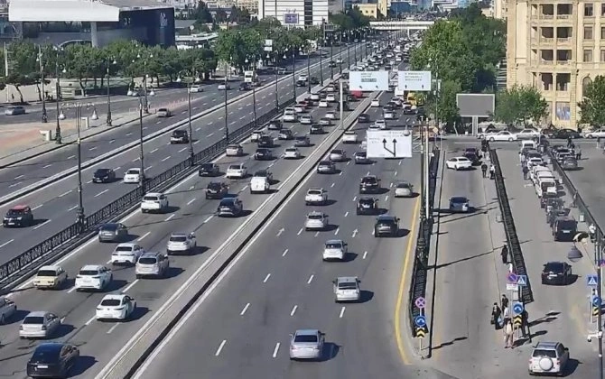 Bakıda bu yollarda sıxlıq var - SİYAHI