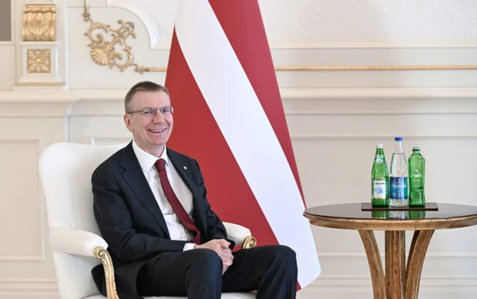 Latviya Prezidentinin Azərbaycana səfəri başa çatdı