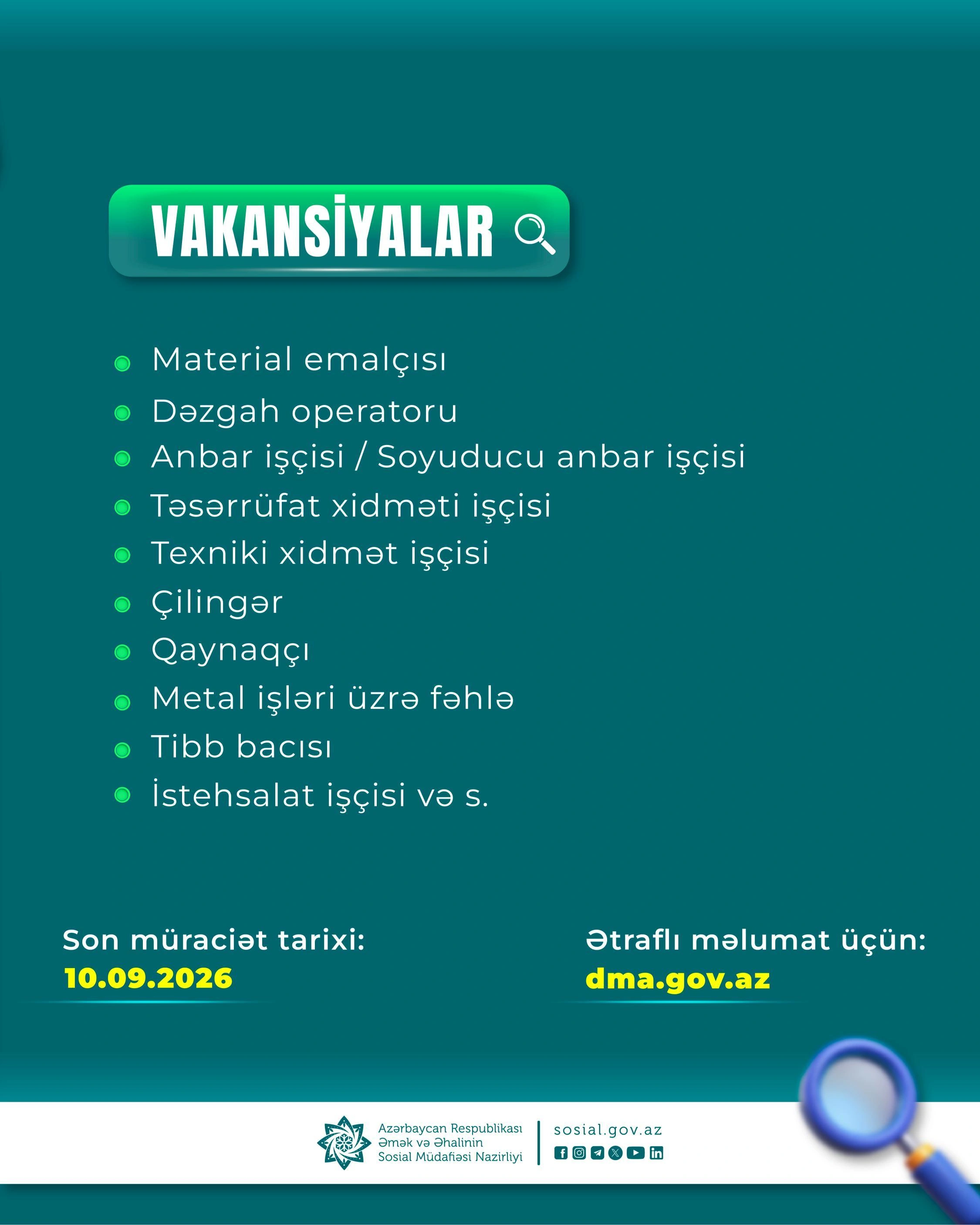 Sloveniyada 200-dən çox vakansiya üzrə işə qəbul başladı - FOTO