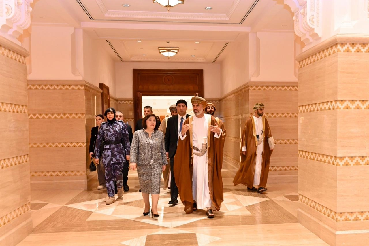Sahibə Qafarova Oman Şura Məclisinin sədri ilə görüşüb - FOTO