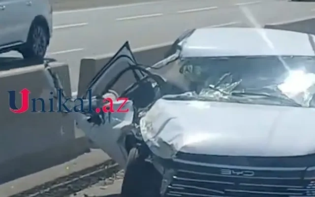 BYD "Kamaz"la toqquşdu: Ölən var - VİDEO