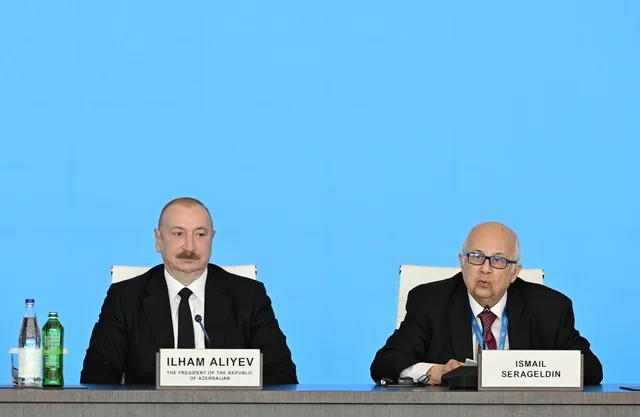 İlham Əliyev XIII Qlobal Bakı Forumunun açılış mərasimində çıxış edib - YENİLƏNİB + FOTO