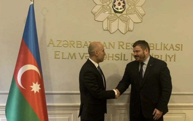 Azərbaycanda Ukrayna dilinin tədris imkanlarının genişləndirilməsi müzakirə edilib