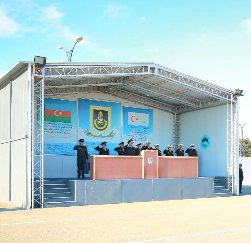 Hərbi prokuror Müdafiə Nazirliyinin Hərbi Dəniz Qüvvələrində görüş keçirdi - FOTO