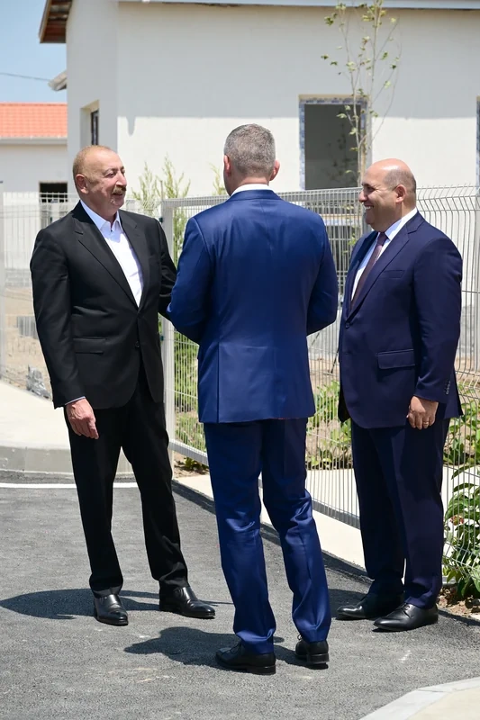 Azərbaycan və Slovakiya prezidentləri Baş Qərvənddə - FOTOLAR