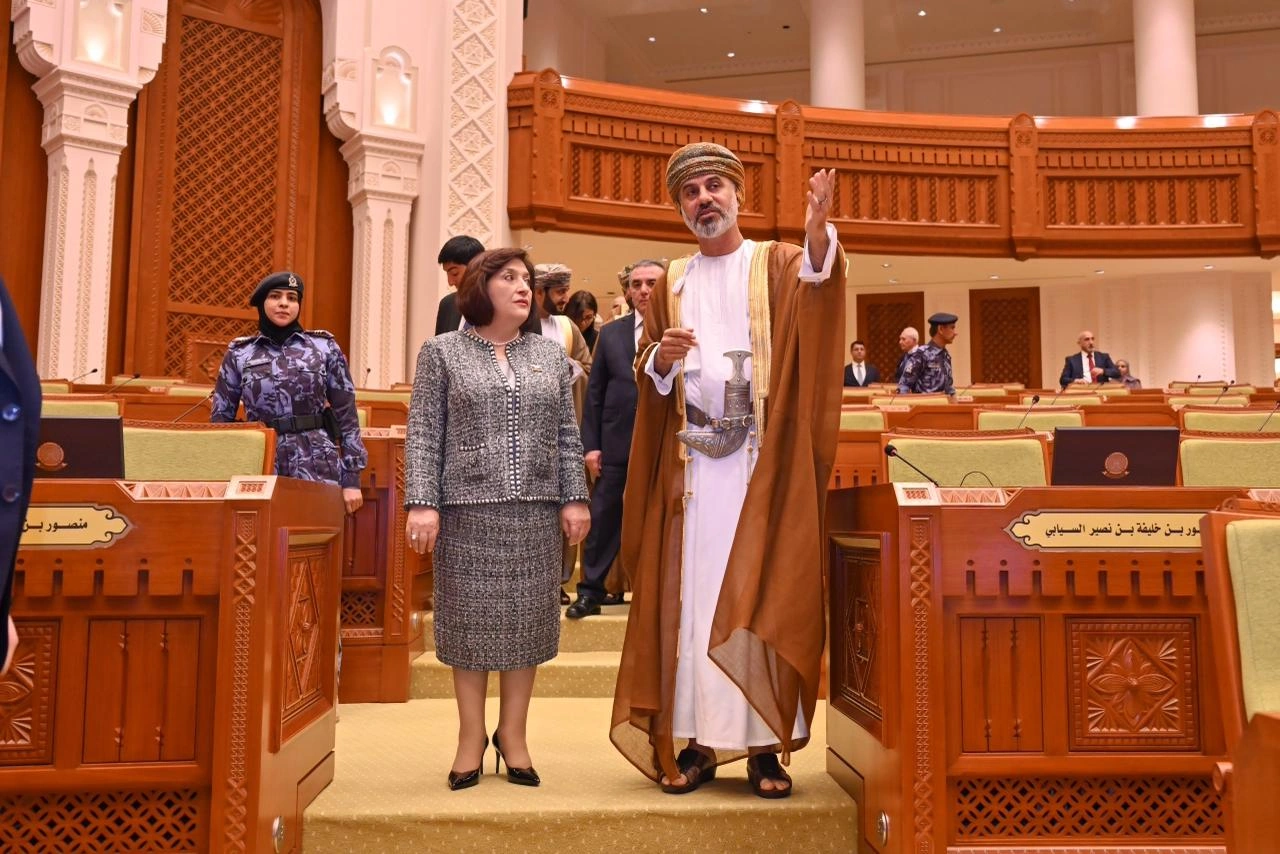 Sahibə Qafarova Oman Şura Məclisinin sədri ilə görüşüb - FOTO
