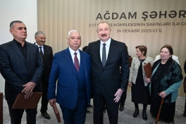 Prezident İlham Əliyev Ağdamda 2-ci yaşayış kompleksinin açılışında iştirak edib - YENİLƏNİB - FOTO