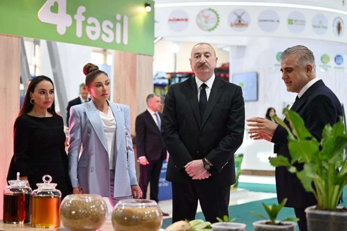 İlham Əliyev 19-cu "Caspian Agro Week" və 31-ci "InterFood Azerbaijan" sərgiləri ilə tanış olub - FOTO - YENİLƏNİB