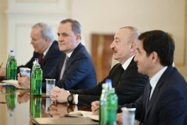 Prezident Aİ-nin ali nümayəndəsinin başçılıq etdiyi nümayəndə heyətini qəbul edib - FOTO