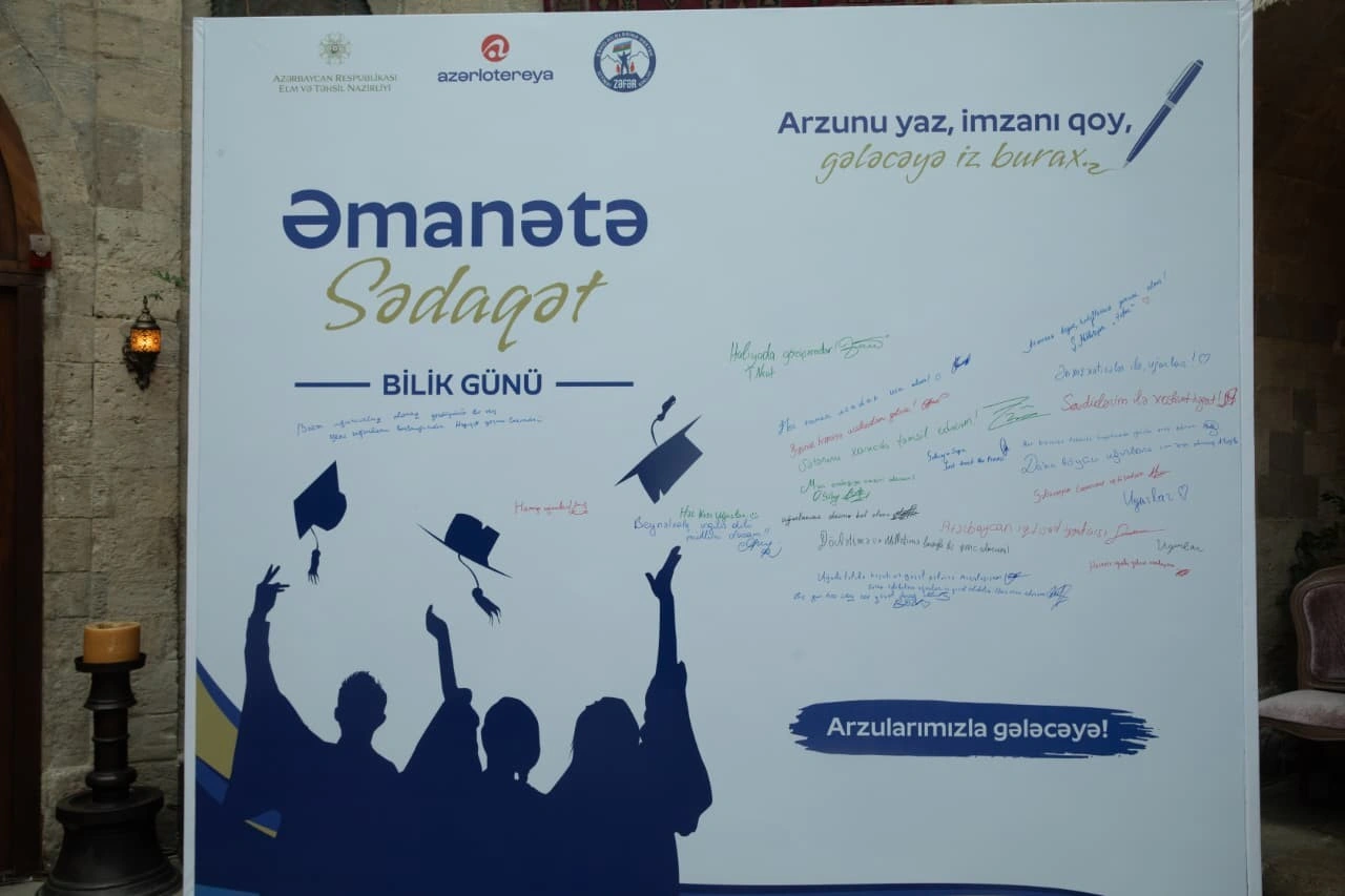 “Əmanətə Sədaqət” layihəsi çərçivəsində şəhid övladları üçün “Bilik Günü” tədbiri keçirildi - FOTOLAR