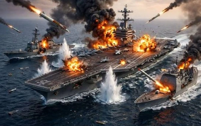 İran Hörmüzdə 5 neft tankerinin məhv edilməsinə cavab olaraq Amerikanın 20 üzən obyektini bombaladı?..
