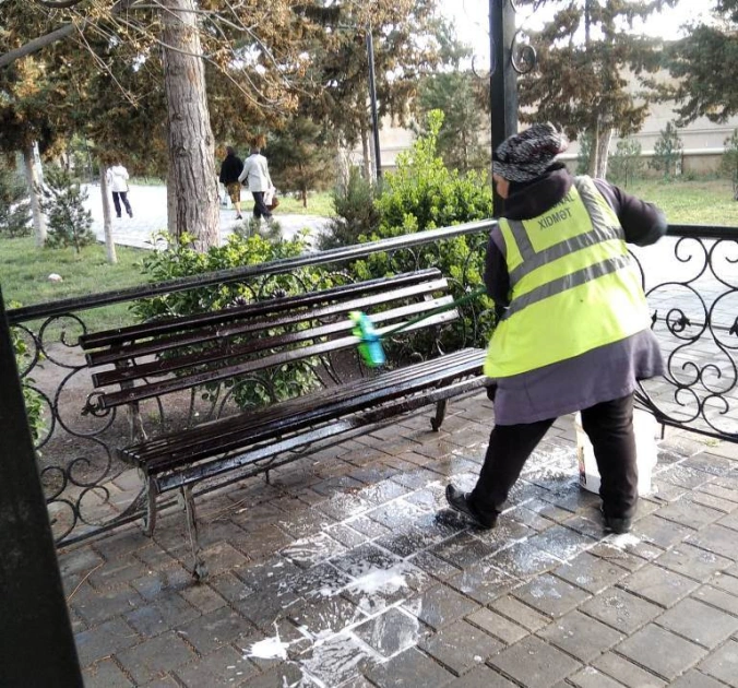 Güclü yağışdan sonra paytaxtda genişmiqyaslı daxili iməclik keçirilib - FOTOLAR