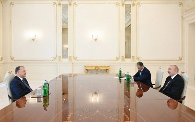 İlham Əliyev Beynəlxalq Cüdo Federasiyasının prezidentini qəbul edib - FOTO