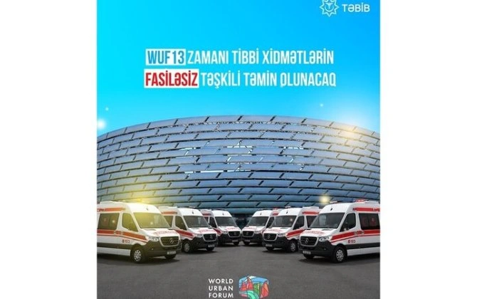 WUF13 çərçivəsində 75 təcili tibbi yardım briqadası xidmət göstərəcək