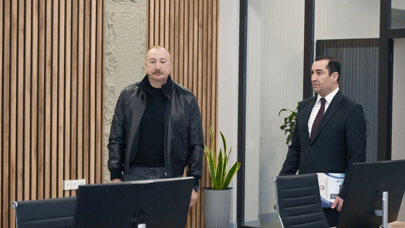 İlham Əliyev Şamaxıda "Şirvan Aqro" heyvandarlıq kompleksinin açılışında iştirak edib - FOTO
