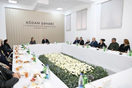 Prezident İlham Əliyev Ağdamda 2-ci yaşayış kompleksinin açılışında iştirak edib - YENİLƏNİB - FOTO