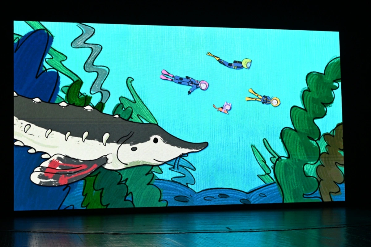 Gəncə Dövlət Dram Teatrında "İsi və Piti" animasiya serialının premyerası olub - FOTO