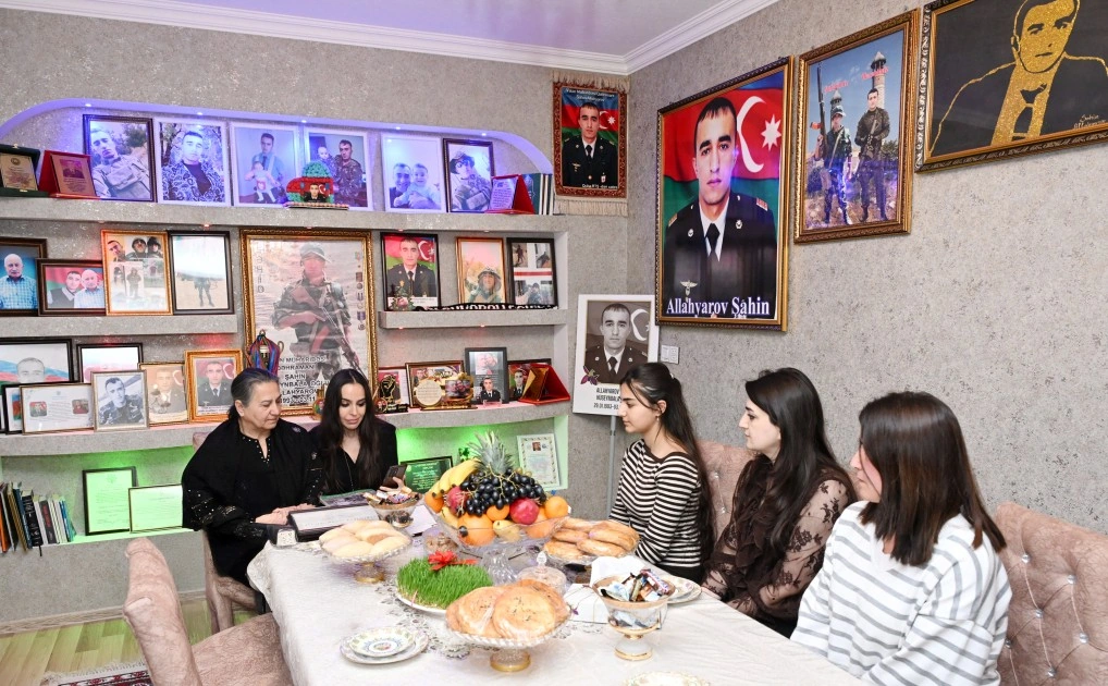 Leyla Əliyeva Vətən Müharibəsi Qəhrəmanının ailəsini ziyarət etdi - FOTOLAR