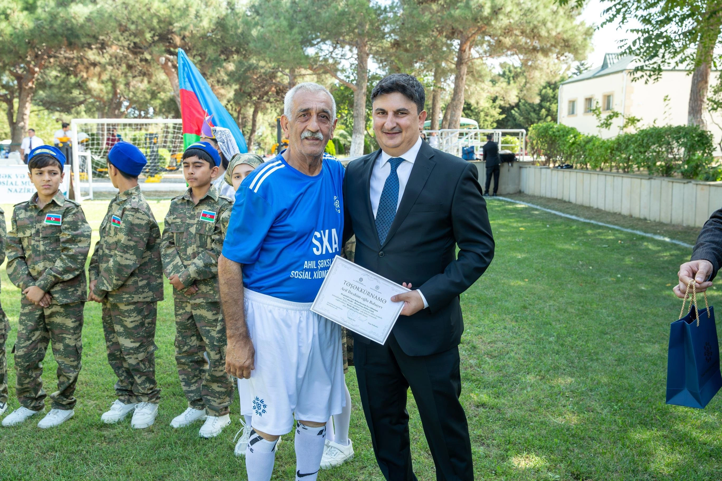 Ahıllarla müharibə ilə əlaqədar əlilliyi olan şəxslər arasında futbol yarışı keçirildi - FOTO