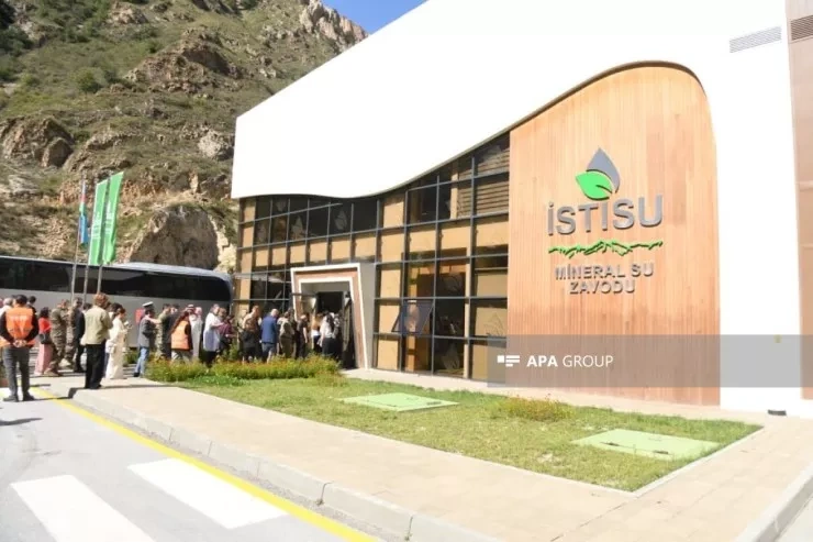 Xarici diplomatlar “İstisu” mineral su zavodunda - FOTO