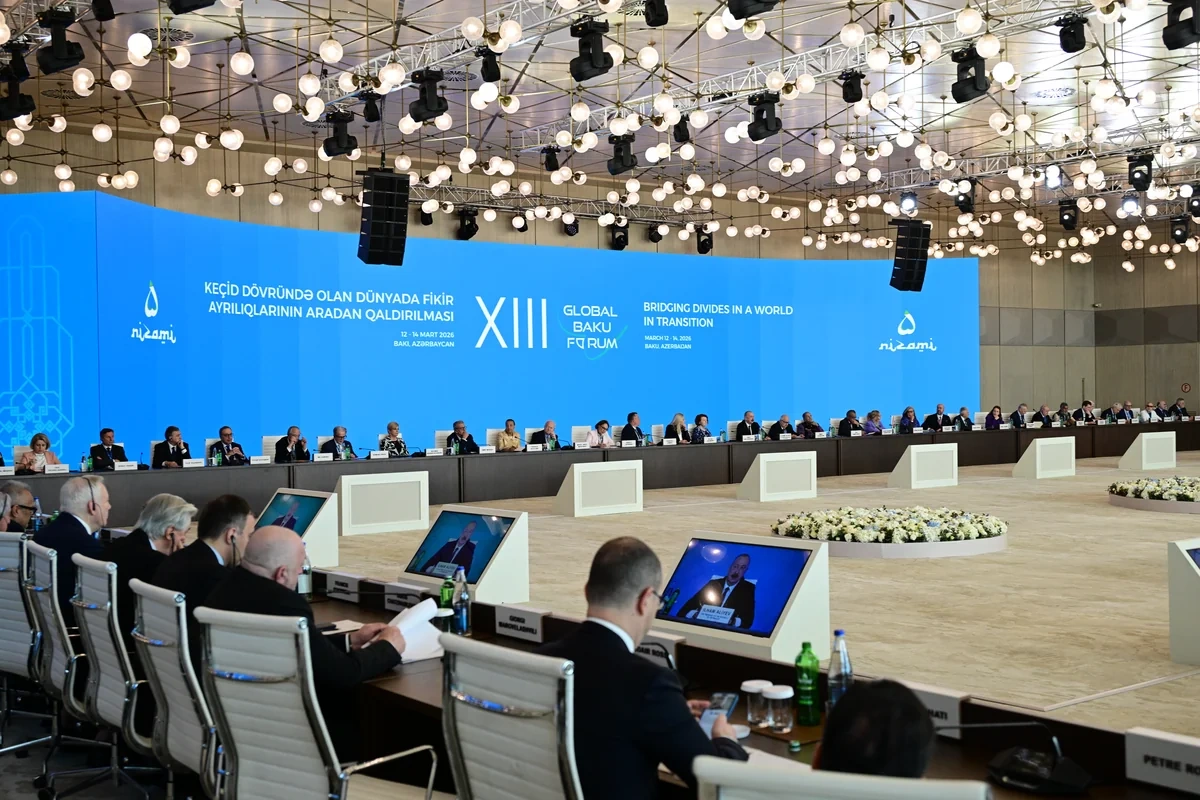 İlham Əliyev XIII Qlobal Bakı Forumunun açılış mərasimində çıxış edib - YENİLƏNİB + FOTO