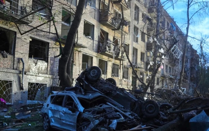 Rusiya ordusu Kiyevə ballistik raketlə hücum edib