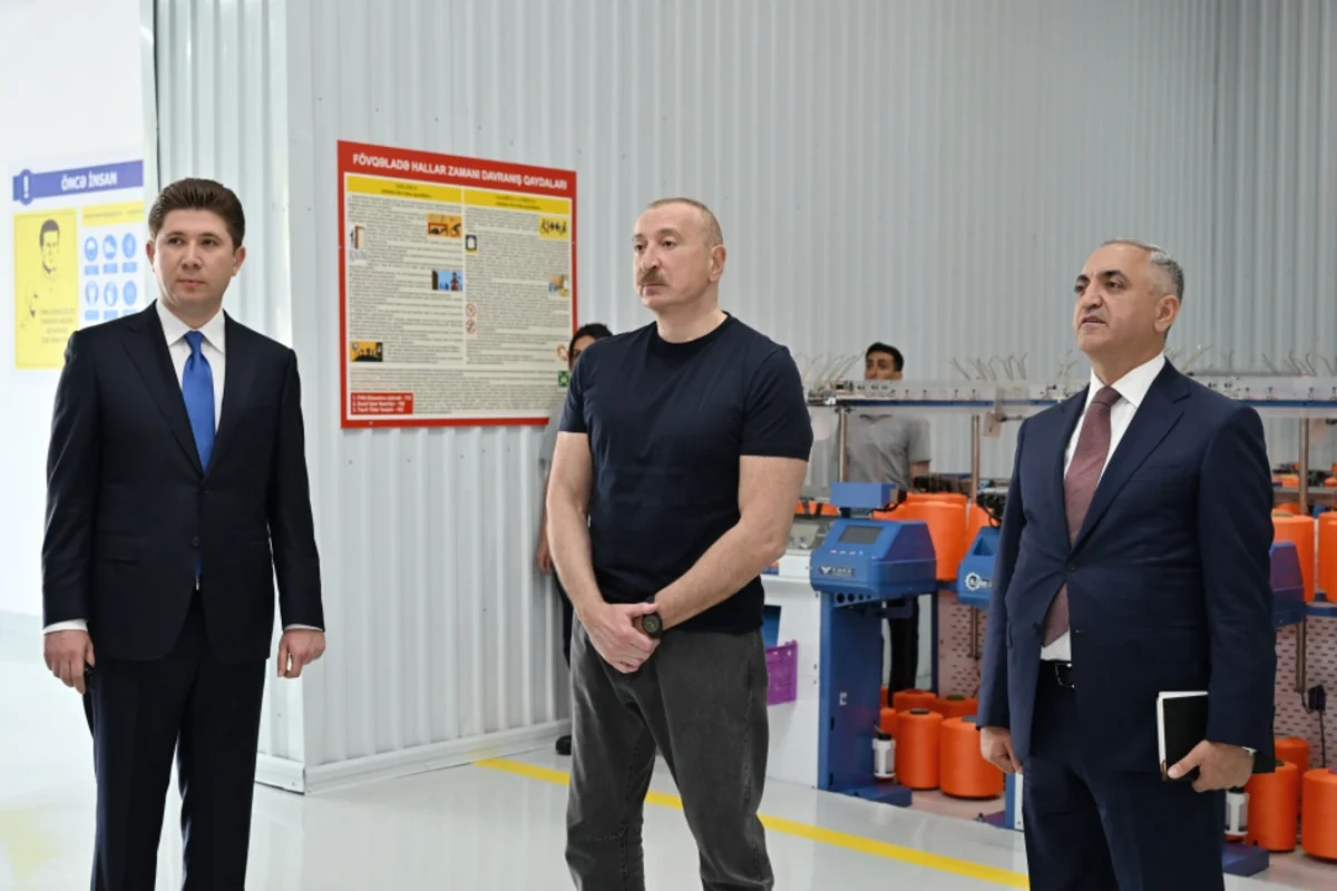 Xankəndidə iş əlcəkləri istehsalı müəssisəsinin açılışı oldu - FOTO
